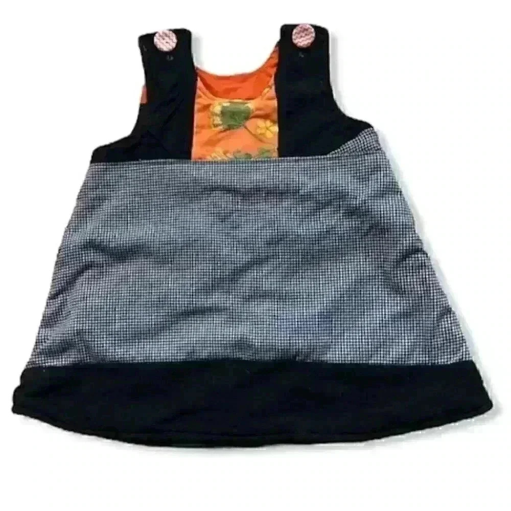 Fall Halloween inspired dress 2-3